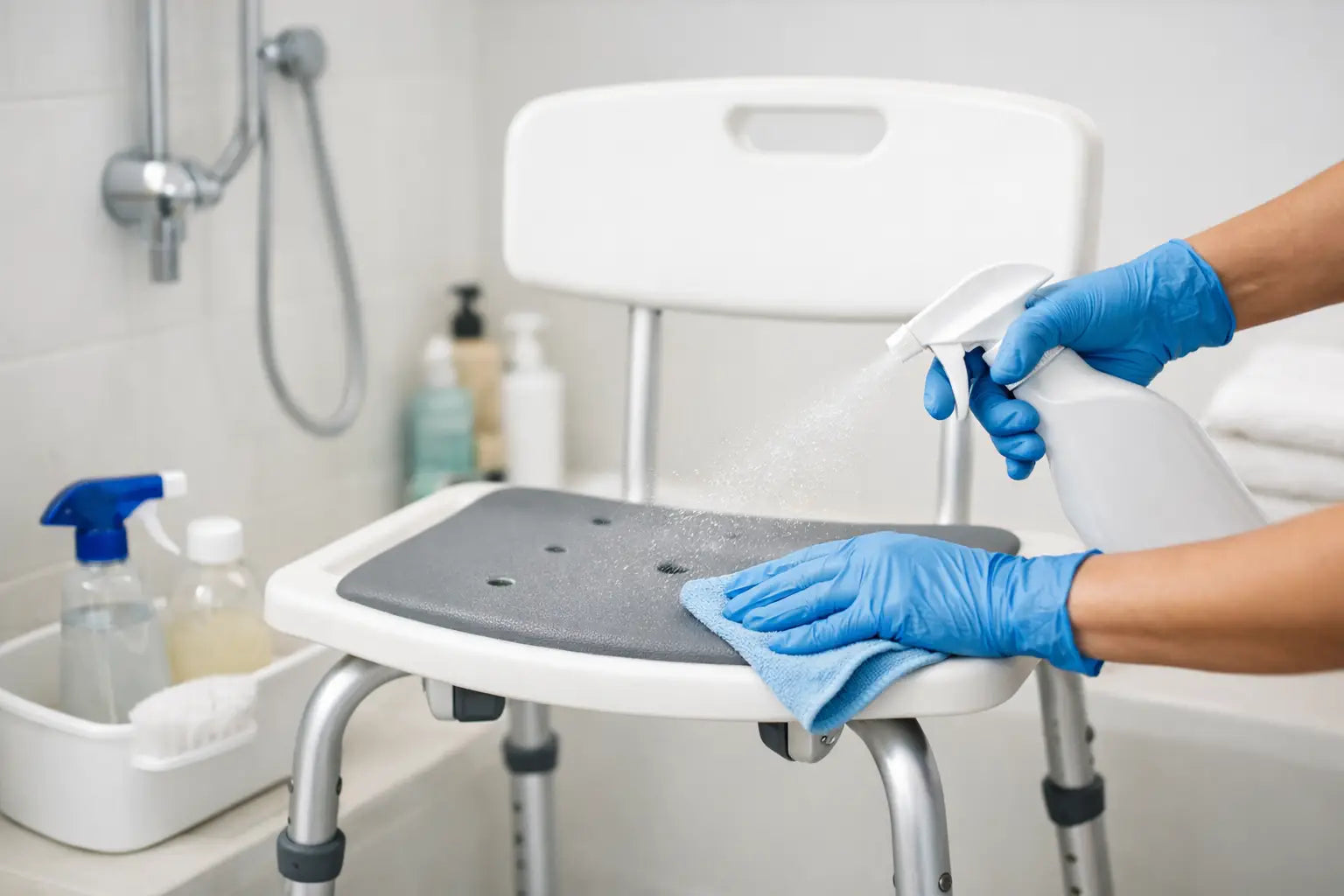 How to Sanitize Shower Chairs Safely at Home