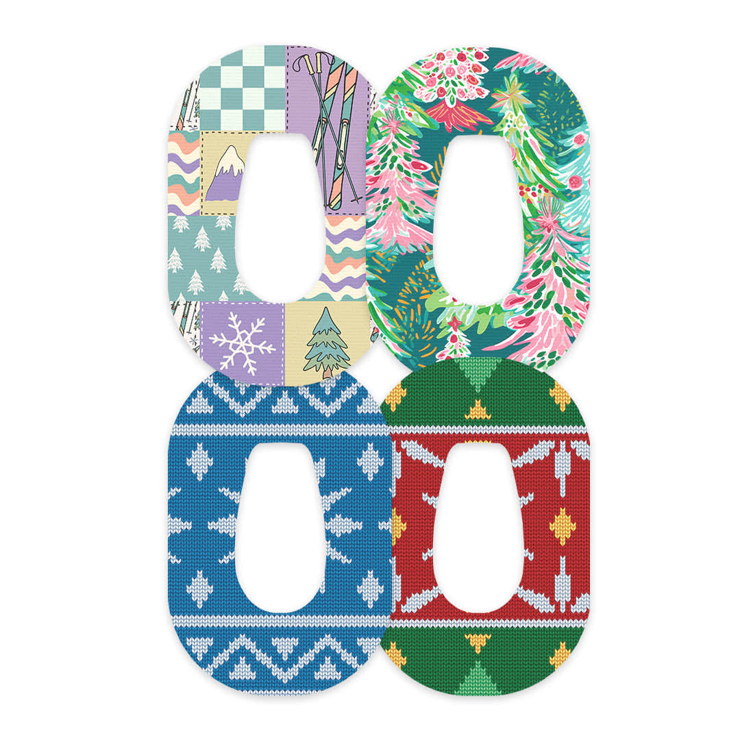 Winter Wonderland Variety Dexcom G6 Patch Tape - Pump Peelz Winter Wonderland Variety Dexcom G6 Patch Tape - Pump Peelz