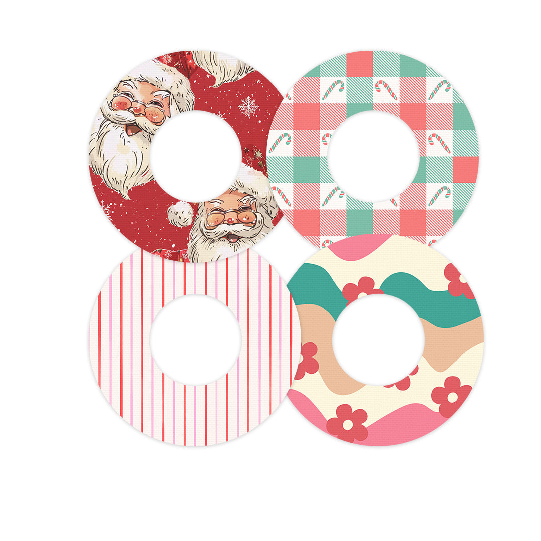 Retro Merry Variety Patch Tape Designed for the FreeStyle Libre 2 - Pump Peelz Retro Merry Variety Patch Tape Designed for the FreeStyle Libre 2 - Pump Peelz