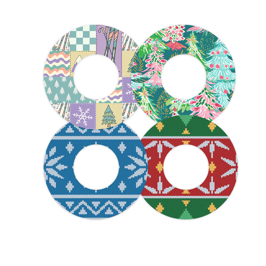 Winter Wonderland Variety Patch Tape Designed for the FreeStyle Libre 2 - Pump Peelz Winter Wonderland Variety Patch Tape Designed for the FreeStyle Libre 2 - Pump Peelz