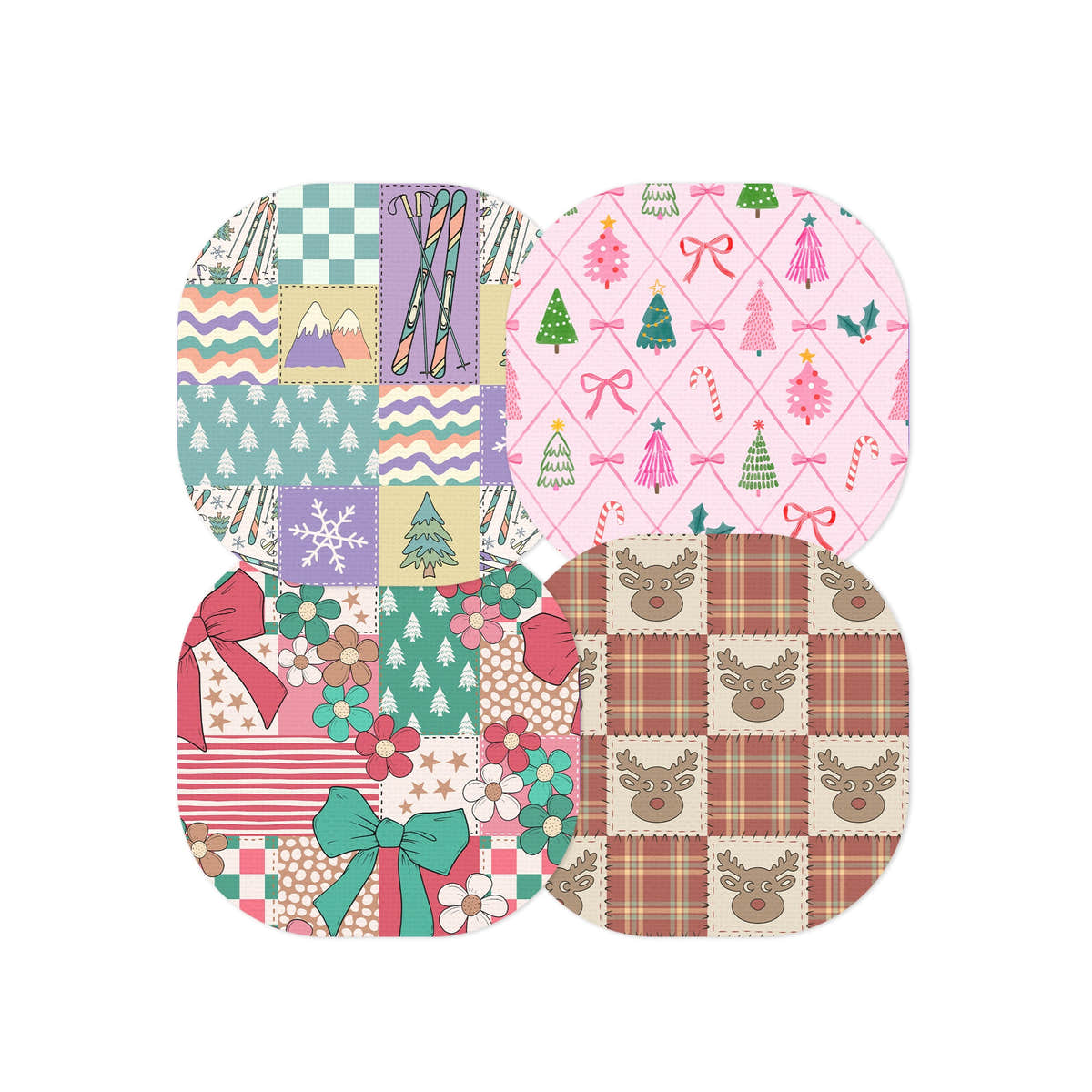 Holiday Patchwork Variety Pack Overpatch Tape - Pump Peelz Holiday Patchwork Variety Pack Overpatch Tape - Pump Peelz