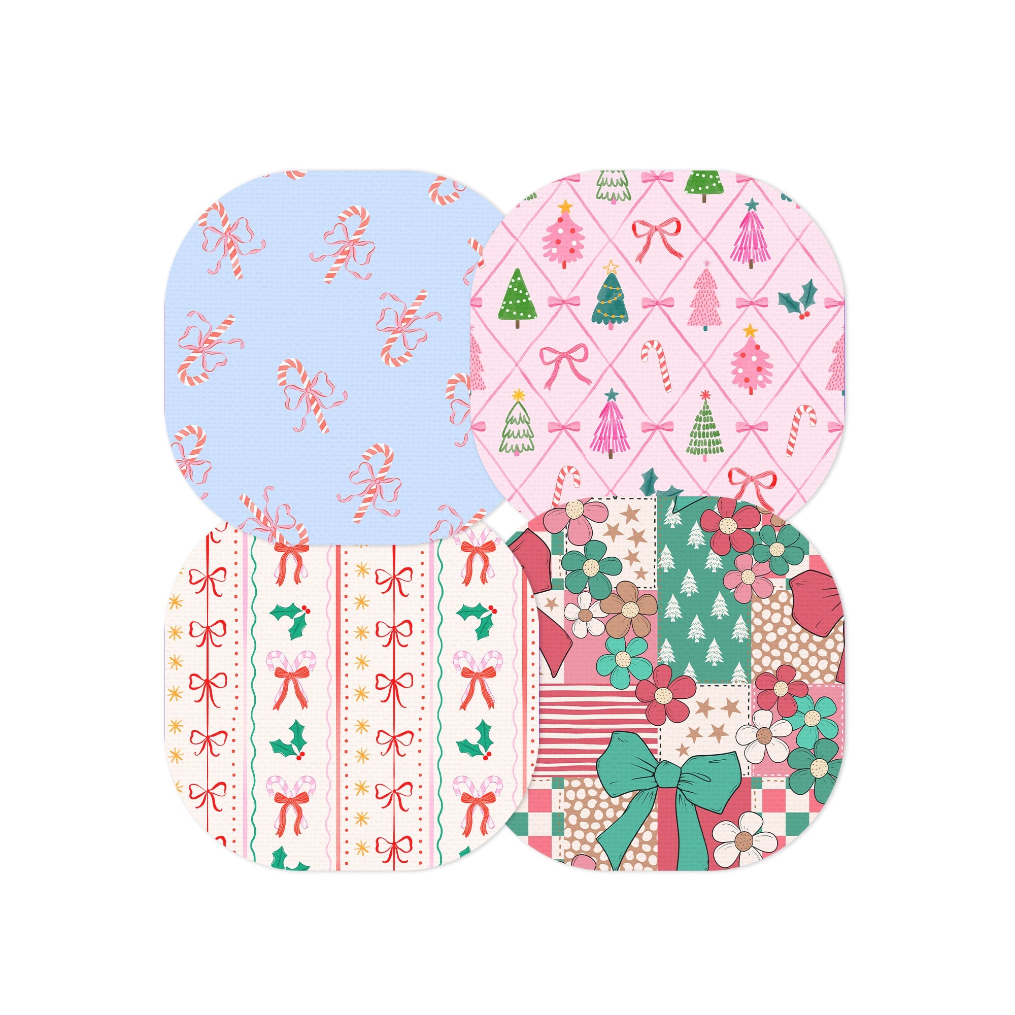 Pretty in Pink Holiday Variety Pack Overpatch Tape - Pump Peelz Pretty in Pink Holiday Variety Pack Overpatch Tape - Pump Peelz