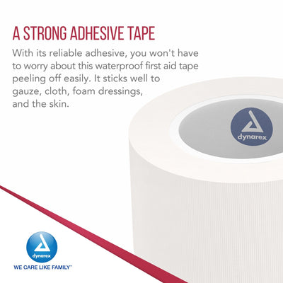 Dynarex Non-Woven Adhesive Tape, 1/2" x 2.5yds 2ea/bx, 100bxs/case (200 Count) Dynarex Non-Woven Adhesive Tape, 1/2" x 2.5yds 2ea/bx, 100bxs/case (200 Count)