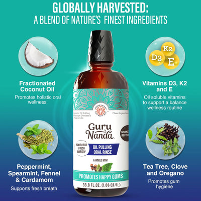 Cocomint Oil Pulling with 7 Essential Oils & Vitamins D3, E & K2 Cocomint Oil Pulling with 7 Essential Oils & Vitamins D3, E & K2