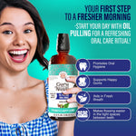 Cocomint Oil Pulling with 7 Essential Oils & Vitamins D3, E & K2 Cocomint Oil Pulling with 7 Essential Oils & Vitamins D3, E & K2