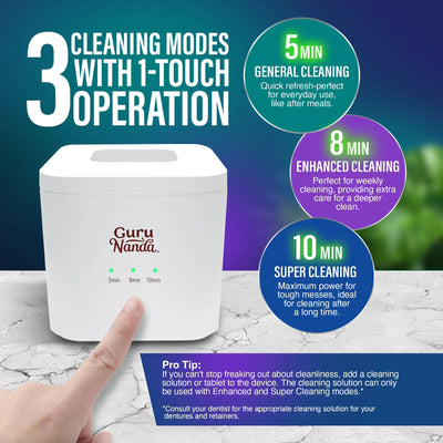 Retainer & Denture Cleaning Pod Retainer & Denture Cleaning Pod