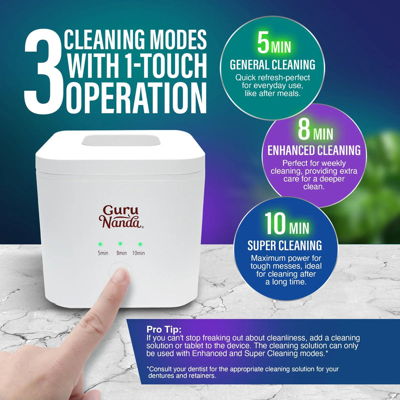 Retainer & Denture Cleaning Pod Retainer & Denture Cleaning Pod