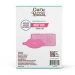 Pink Lip Shaped Night Tape with Case - 60 Count Pink Lip Shaped Night Tape with Case - 60 Count