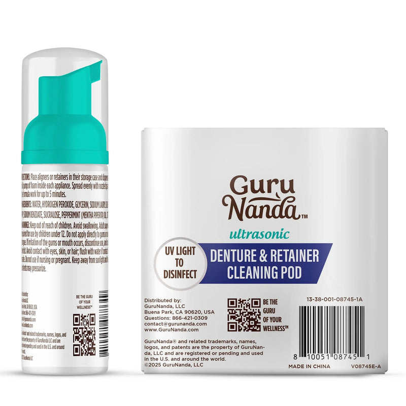 Retainer, Denture & Aligner Foam Cleaner & Cleaning Pod Retainer, Denture & Aligner Foam Cleaner & Cleaning Pod