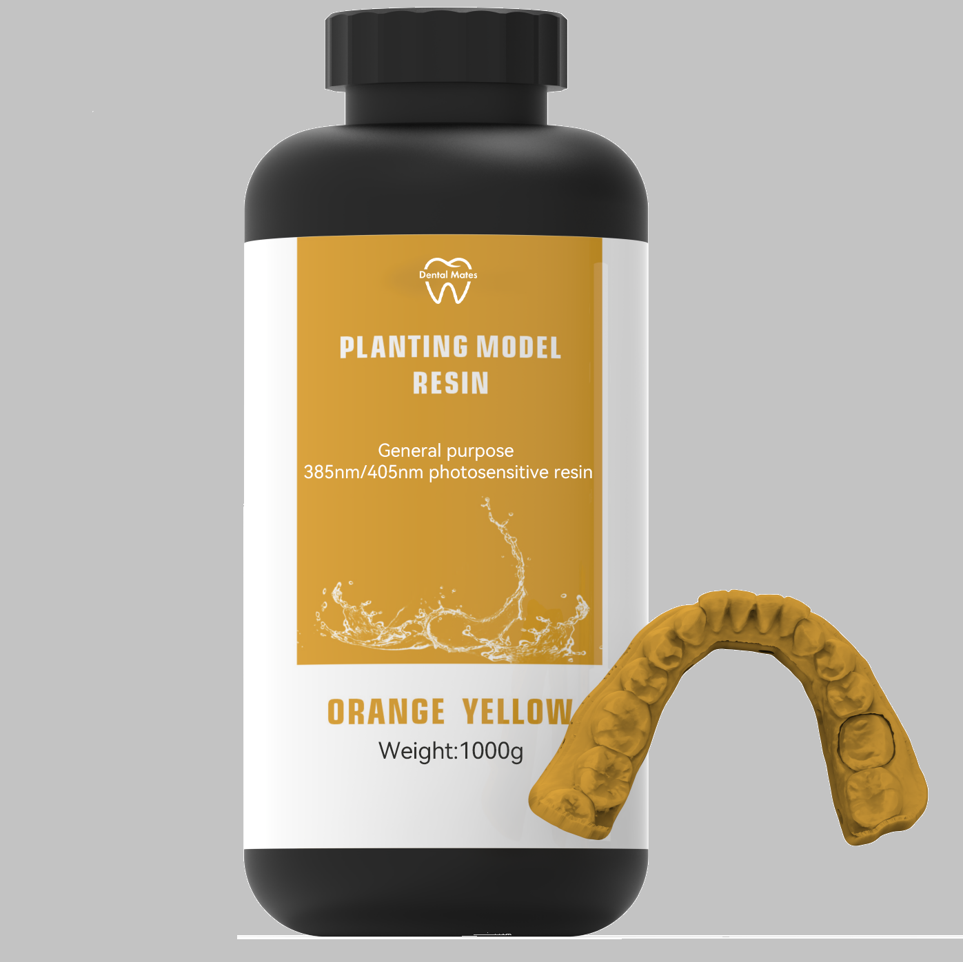 Implant Model Resin in Yellow for DLP and LCD Printers Implant Model Resin in Yellow for DLP and LCD Printers