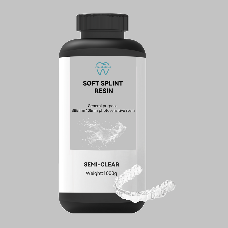 Flexible Soft Splint Resin for DLP and LCD Printers 500ml/500gram Flexible Soft Splint Resin for DLP and LCD Printers 500ml/500gram