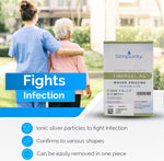 Safe N Simple Simpurity Silver Alginate Fibergel AG Wound Dressing (100 Count) Safe N Simple Simpurity Silver Alginate Fibergel AG Wound Dressing (100 Count)