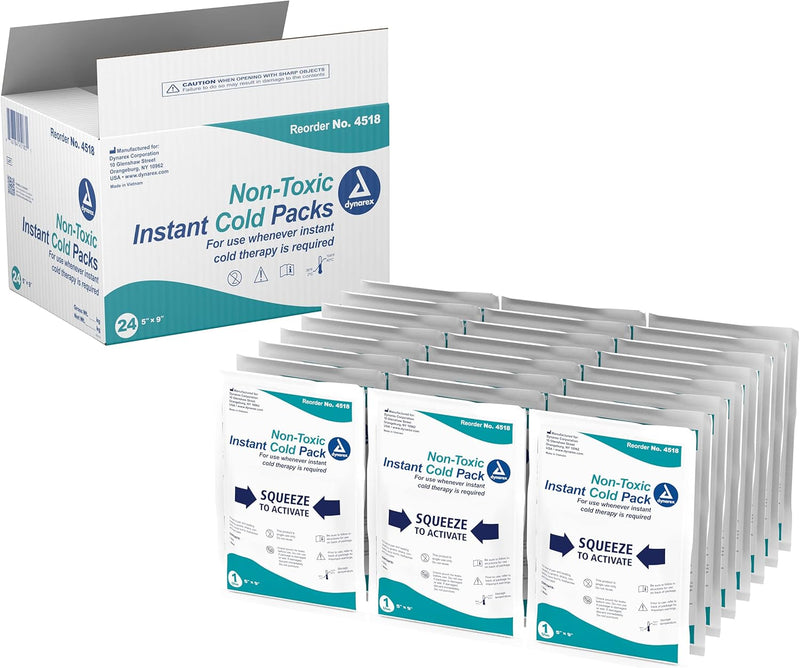 Dynarex Instant Cold Pack w/ Urea - Non-Toxic (24 Count) Dynarex Instant Cold Pack w/ Urea - Non-Toxic (24 Count)