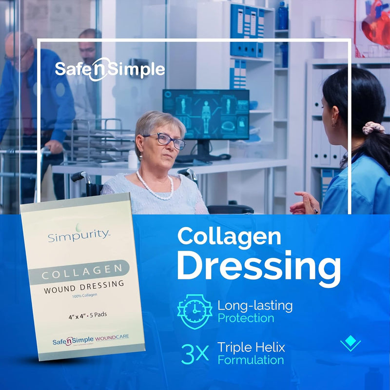 Safe N Simple Simpurity Collagen Dressing Powder Safe N Simple Simpurity Collagen Dressing Powder
