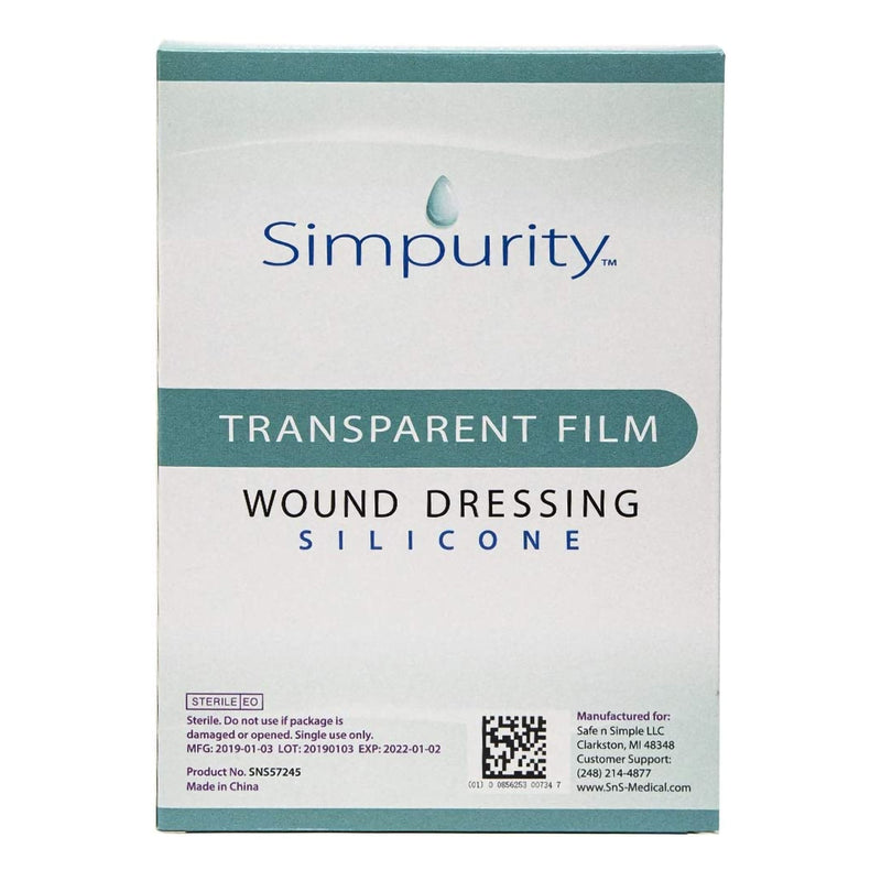 Safe N Simple Simpurity Transparent Film Wound Dressing (192 Count) Safe N Simple Simpurity Transparent Film Wound Dressing (192 Count)