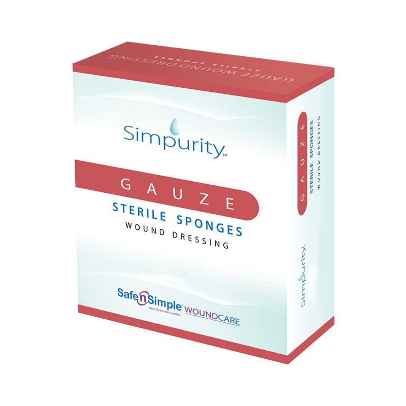 Safe N Simple Simpurity Bordered Woven Gauze (480 Count) Safe N Simple Simpurity Bordered Woven Gauze (480 Count)