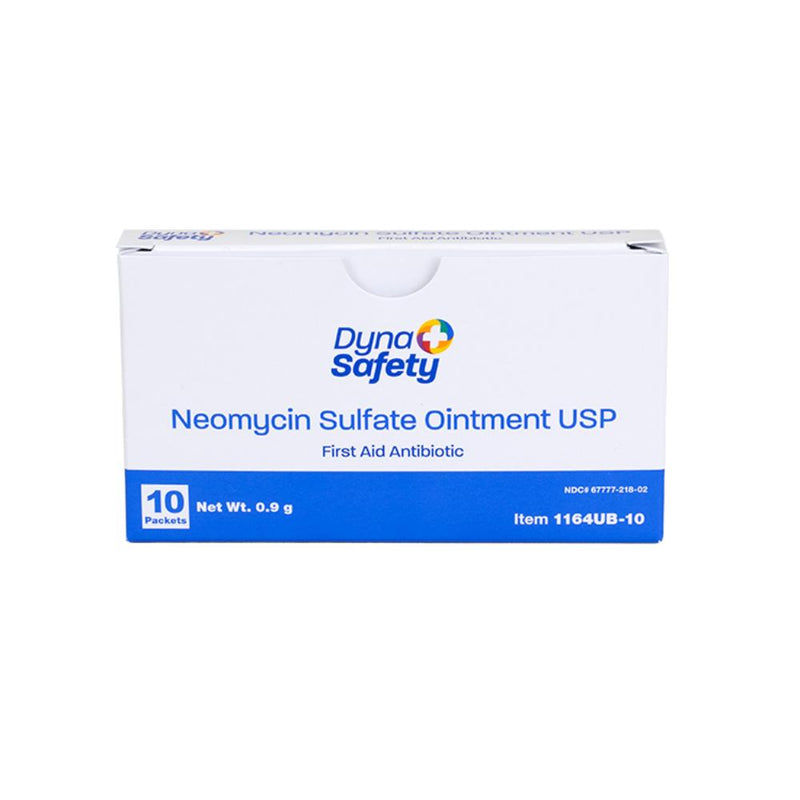 Dynarex Neomycin Sulfate Ointment USP, 0.9g - 10ea/bx, 100bxs/cs (1000 Count) Dynarex Neomycin Sulfate Ointment USP, 0.9g - 10ea/bx, 100bxs/cs (1000 Count)
