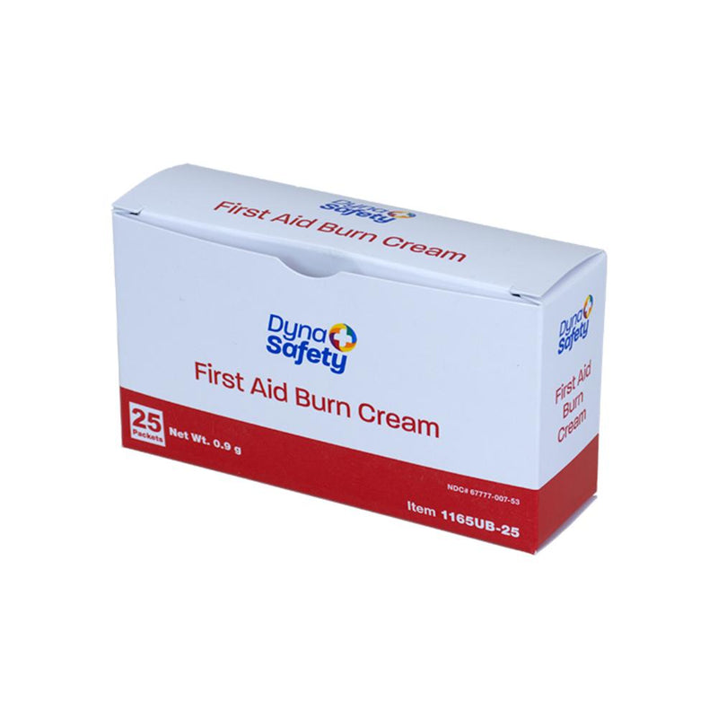 Dynarex First Aid Burn Cream, 0.9 g Foil Packet, 25/bx, 72bxs/case (1800 Count) Dynarex First Aid Burn Cream, 0.9 g Foil Packet, 25/bx, 72bxs/case (1800 Count)
