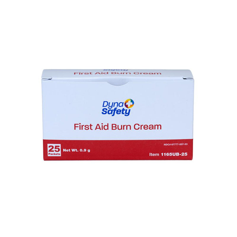 Dynarex First Aid Burn Cream, 0.9 g Foil Packet, 25/bx, 72bxs/case (1800 Count) Dynarex First Aid Burn Cream, 0.9 g Foil Packet, 25/bx, 72bxs/case (1800 Count)