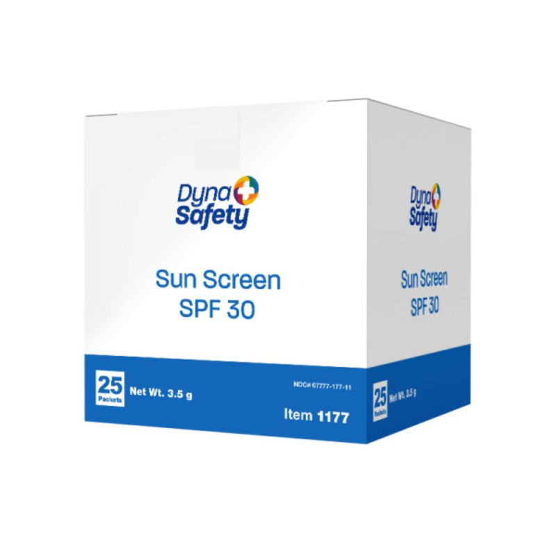Dynarex Sunscreen, 3.5 g Sachet, 25/bx, 24bxs/case (600 Count) Dynarex Sunscreen, 3.5 g Sachet, 25/bx, 24bxs/case (600 Count)