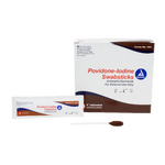 Dynarex Povidone Iodine Swabsticks, 1 Swabstick per Packet, 10 bxs/case (500 Count) Dynarex Povidone Iodine Swabsticks, 1 Swabstick per Packet, 10 bxs/case (500 Count)
