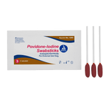 Dynarex Povidone Iodine Swabsticks, 3 Swabsticks per Packet, 10bxs/case (250 Count) Dynarex Povidone Iodine Swabsticks, 3 Swabsticks per Packet, 10bxs/case (250 Count)