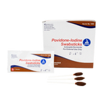 Dynarex Povidone Iodine Swabsticks, 3 Swabsticks per Packet, 10bxs/case (250 Count) Dynarex Povidone Iodine Swabsticks, 3 Swabsticks per Packet, 10bxs/case (250 Count)