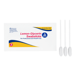 Dynarex Lemon-Glycerin Swabsticks, 3 Swabsticks per Packet, 10bxs/case (250 Count) Dynarex Lemon-Glycerin Swabsticks, 3 Swabsticks per Packet, 10bxs/case (250 Count)