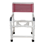 MJM International 122-3TW-KD New Knocked Down Shower Chair 22" Internal Width, Open Front Seat, 3" Twin Casters, 375 Lbs Weight Capacity MJM International 122-3TW-KD New Knocked Down Shower Chair 22" Internal Width, Open Front Seat, 3" Twin Casters, 375 Lbs Weight Capacity