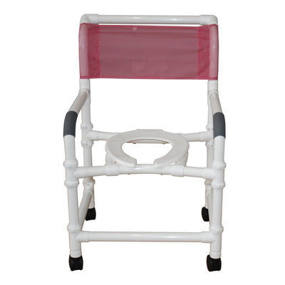MJM International 122-3TW-KD New Knocked Down Shower Chair 22" Internal Width, Open Front Seat, 3" Twin Casters, 375 Lbs Weight Capacity MJM International 122-3TW-KD New Knocked Down Shower Chair 22" Internal Width, Open Front Seat, 3" Twin Casters, 375 Lbs Weight Capacity