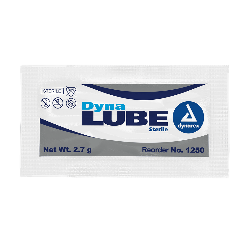 Dynarex DynaLube Lubricating Jelly - Sterile, 2.7 g Packet, 144ea/bx, 12bxs/case (1728 Count) Dynarex DynaLube Lubricating Jelly - Sterile, 2.7 g Packet, 144ea/bx, 12bxs/case (1728 Count)