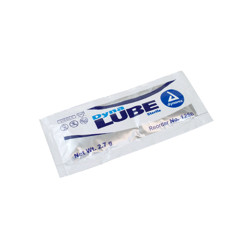 Dynarex DynaLube Lubricating Jelly - Sterile, 2.7 g Packet, 144ea/bx, 12bxs/case (1728 Count) Dynarex DynaLube Lubricating Jelly - Sterile, 2.7 g Packet, 144ea/bx, 12bxs/case (1728 Count)