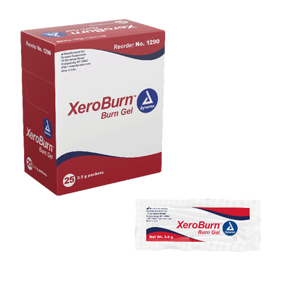 Dynarex XeroBurn Burn Gel, 3.5 g Packet, 25ea/bx, 24bxs/case (600 Count) Dynarex XeroBurn Burn Gel, 3.5 g Packet, 25ea/bx, 24bxs/case (600 Count)