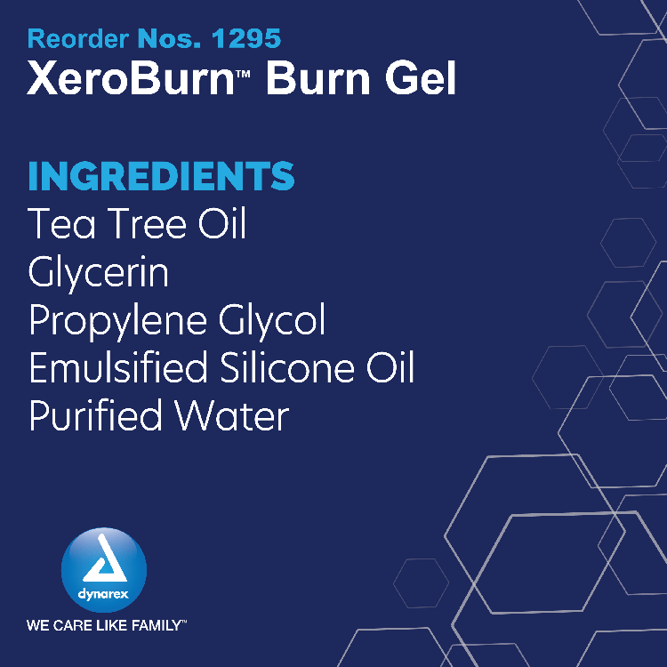 Dynarex XeroBurn Sterile Burn Dressing, 4" x 4", 4/15/cs Dynarex XeroBurn Sterile Burn Dressing, 4" x 4", 4/15/cs