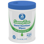 Dynarex Instant Hand Sanitizer, 5.9" x 7.5" Wipes, 12can/case (1620 Count) Dynarex Instant Hand Sanitizer, 5.9" x 7.5" Wipes, 12can/case (1620 Count)