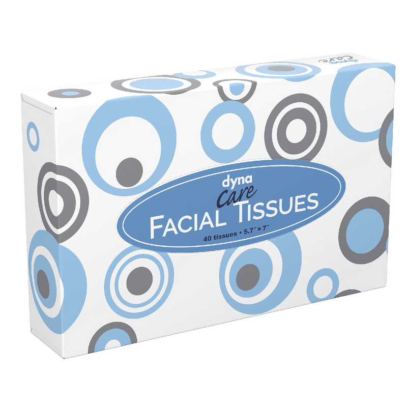 DynaCare Facial Tissues, 5.7" x 7", 200bxs/case (8000 Count) DynaCare Facial Tissues, 5.7" x 7", 200bxs/case (8000 Count)