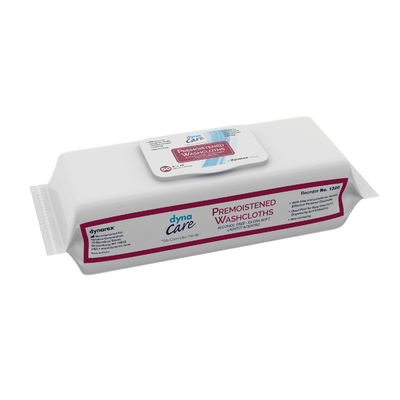 Dynarex DynaCare Premoistened Adult Washcloths, 8" x 12" Soft Pack Refill, 12pks/case (600 Count) Dynarex DynaCare Premoistened Adult Washcloths, 8" x 12" Soft Pack Refill, 12pks/case (600 Count)