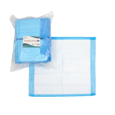 Dynarex Disposable Underpads, 23" x 24" (31 g), 100ea/bag, 2bags/case (200 Count) Dynarex Disposable Underpads, 23" x 24" (31 g), 100ea/bag, 2bags/case (200 Count)