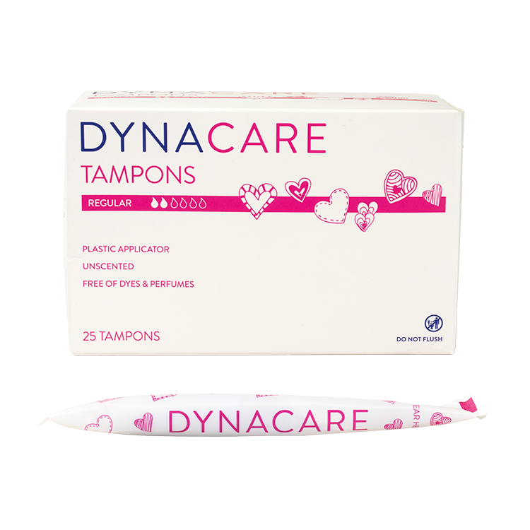 Dynarex Regular Tampons Plastic Applicator, 6-9gr absorbency, 25ea/bx, 9bxs/case (225 Count) Dynarex Regular Tampons Plastic Applicator, 6-9gr absorbency, 25ea/bx, 9bxs/case (225 Count)