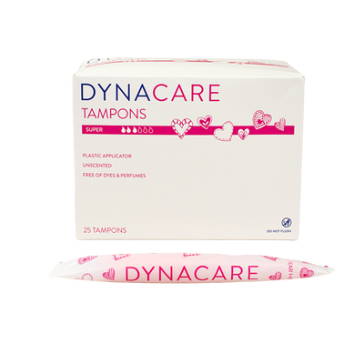 Dynarex Super Tampons Plastic Applicator, 9-12gr absorbency, 25ea/bx, 9bxs/case (225 Count) Dynarex Super Tampons Plastic Applicator, 9-12gr absorbency, 25ea/bx, 9bxs/case (225 Count)