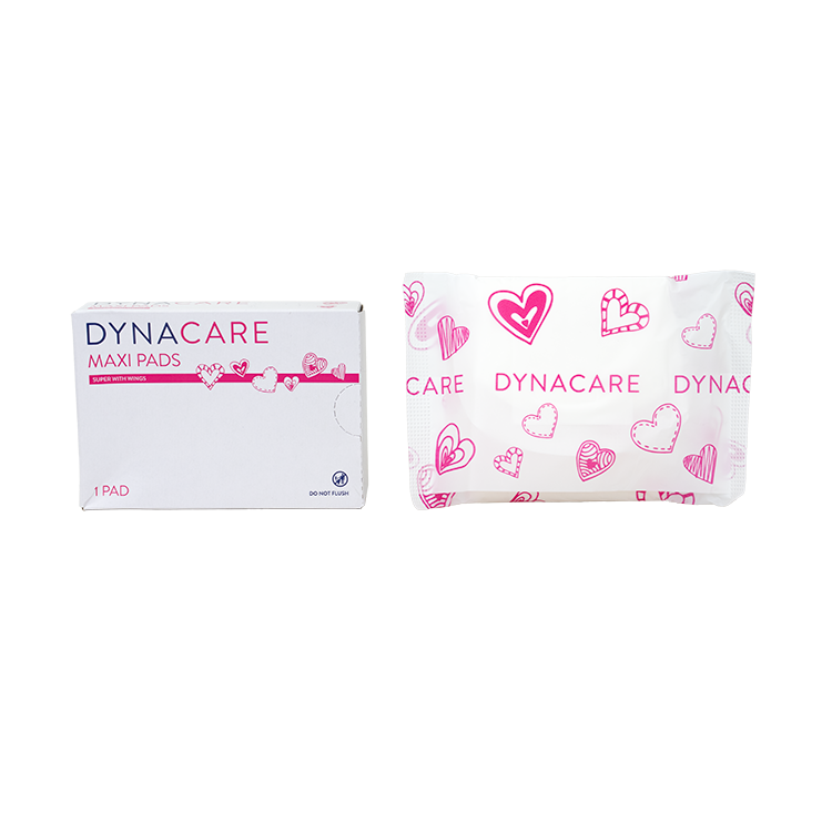 Dynacare Maxi Pads Super w/Wings, #4 box, 200/case (200 Count) Dynacare Maxi Pads Super w/Wings, #4 box, 200/case (200 Count)