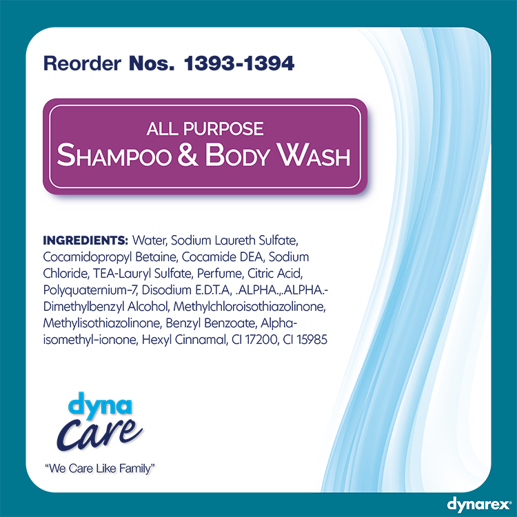DynaCare All Purpose Shampoo & Body Wash, 1 gal. 4bot/case (4 Count) DynaCare All Purpose Shampoo & Body Wash, 1 gal. 4bot/case (4 Count)