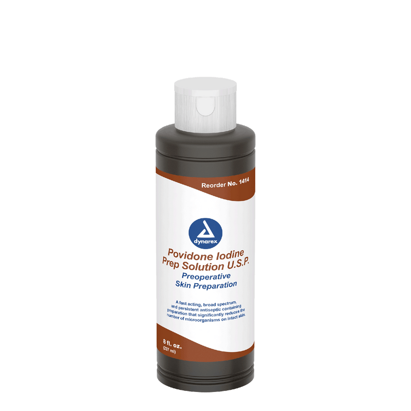 Dynarex Povidone Iodine Prep Solution Bottle Dynarex Povidone Iodine Prep Solution Bottle