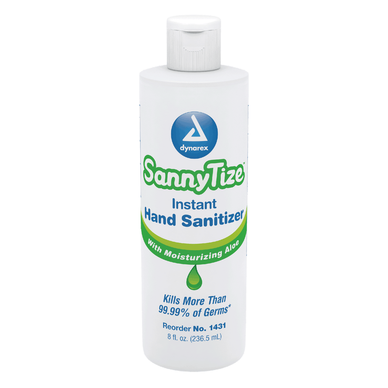Dynarex SannyTize Instant Hand Sanitizer, 8 oz. Round Bottle, 48bot/case (48 Count) Dynarex SannyTize Instant Hand Sanitizer, 8 oz. Round Bottle, 48bot/case (48 Count)