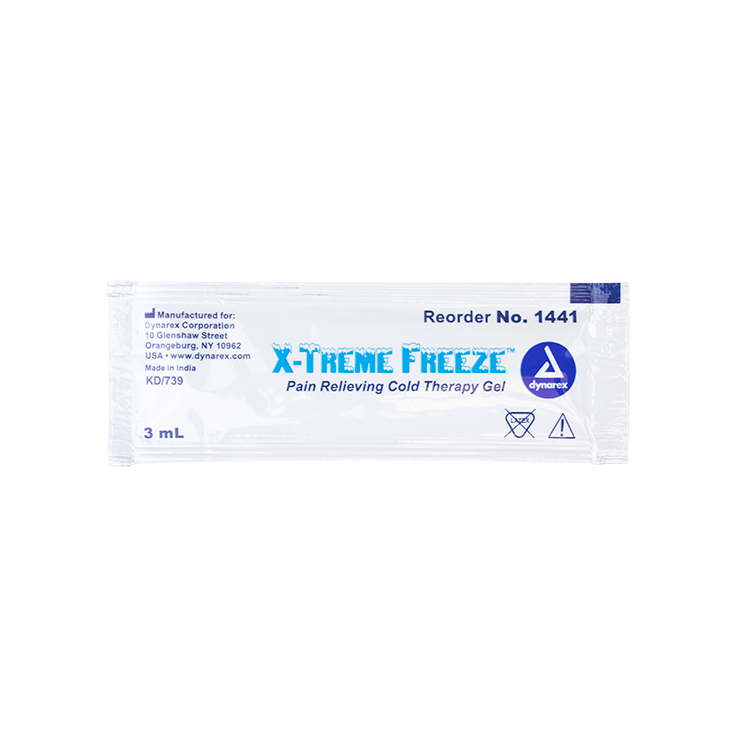 Dynarex X-Treme Freeze, 3 mL Packet, 100ea/bx, 2bxs/case (200 Count) Dynarex X-Treme Freeze, 3 mL Packet, 100ea/bx, 2bxs/case (200 Count)
