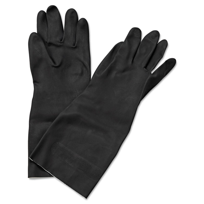 Boardwalk Neoprene Flock-Lined Gloves, Long-Sleeved, 12", Medium, Black, Dozen Boardwalk Neoprene Flock-Lined Gloves, Long-Sleeved, 12", Medium, Black, Dozen