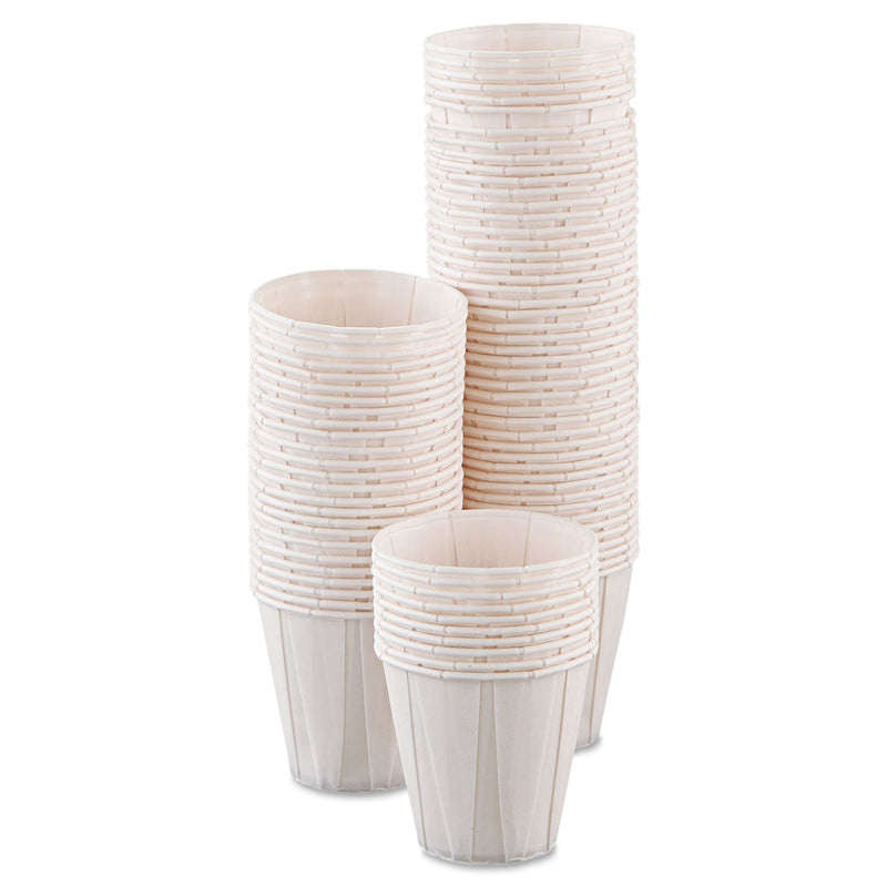 Dart Paper Medical and Dental Treated Cups, 3.5 oz, White, 100/Bag, 50 Bags/Carton Dart Paper Medical and Dental Treated Cups, 3.5 oz, White, 100/Bag, 50 Bags/Carton