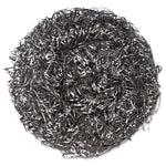Kurly Kate Stainless Steel Scrubbers, Large, 4 x 4, Steel Gray, 12 Scrubbers/Pack, 6 Packs/Carton Kurly Kate Stainless Steel Scrubbers, Large, 4 x 4, Steel Gray, 12 Scrubbers/Pack, 6 Packs/Carton