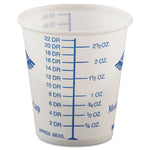 Dart Paper Medical and Dental Graduated Cups, 3 oz, White/Blue, 100/Bag, 50 Bags/Carton Dart Paper Medical and Dental Graduated Cups, 3 oz, White/Blue, 100/Bag, 50 Bags/Carton