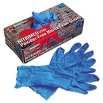 MCR Nitri-Med Disposable Nitrile Gloves, Blue, X-Large, 100/Box MCR Nitri-Med Disposable Nitrile Gloves, Blue, X-Large, 100/Box